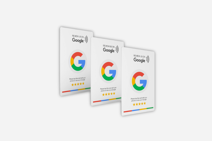 Κάρτα αξιολόγησης Google (3 τεμάχια)