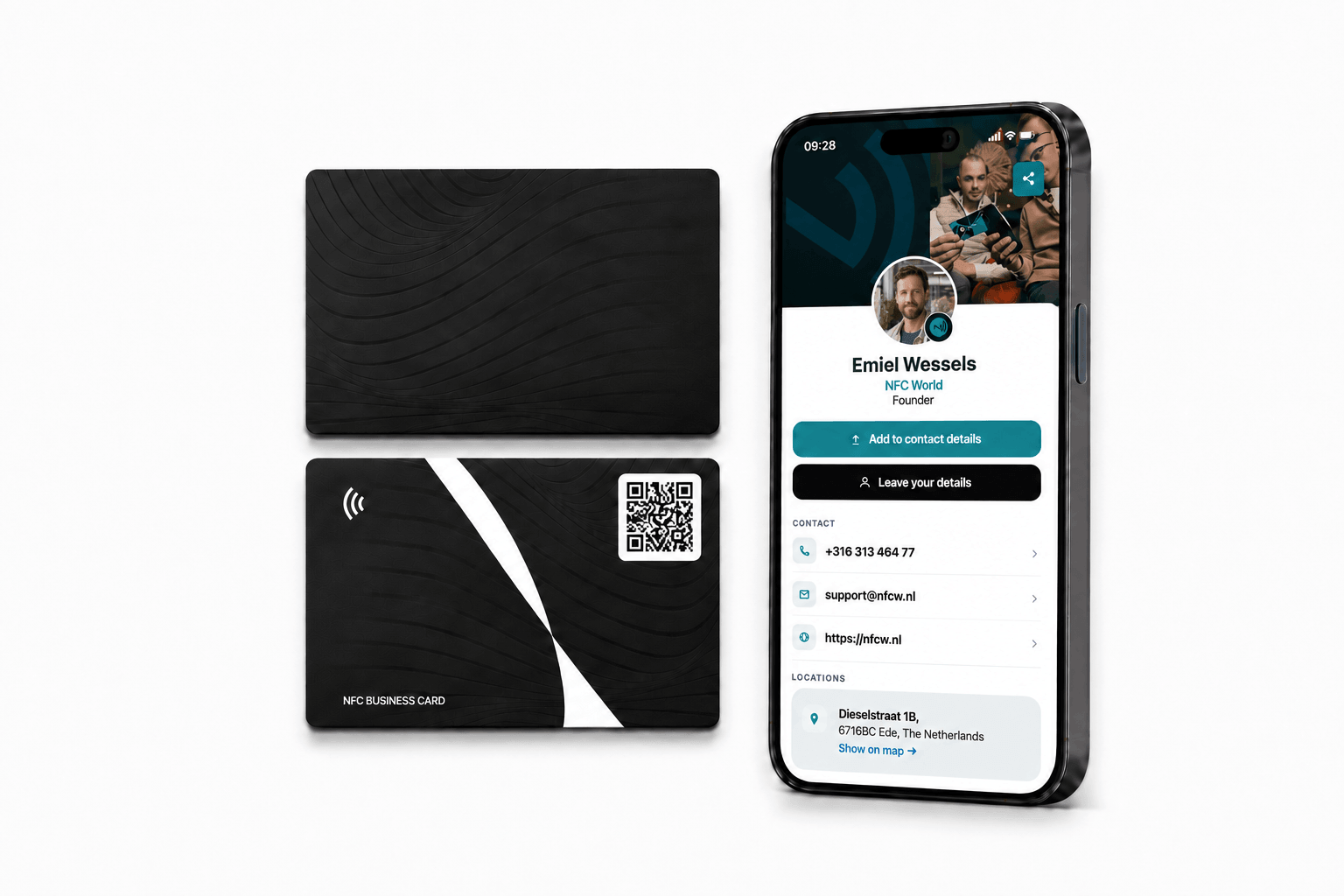 Επαγγελματική κάρτα NFC – Τυπική σχεδίαση