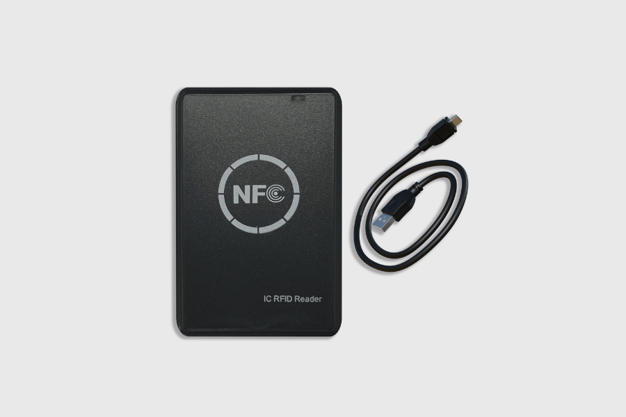 Συσκευή ανάγνωσης-εγγραφής RFID (μπροστινή όψη)