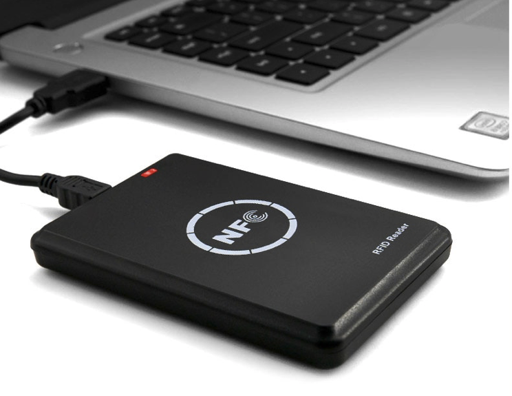 Συσκευή εγγραφής RFID, μαύρη
