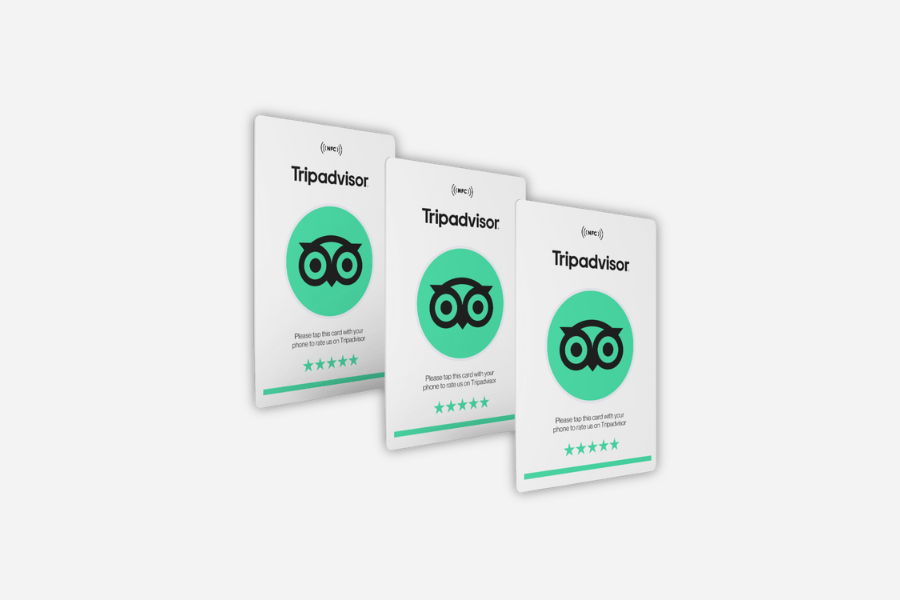 Κάρτα κριτικών TripAdvisor (3 τεμάχια)