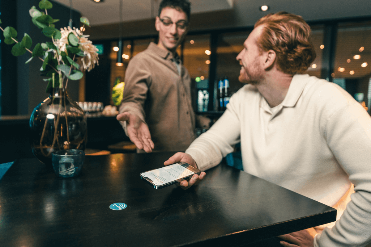 Καταχώριση παραγγελίας με NFC