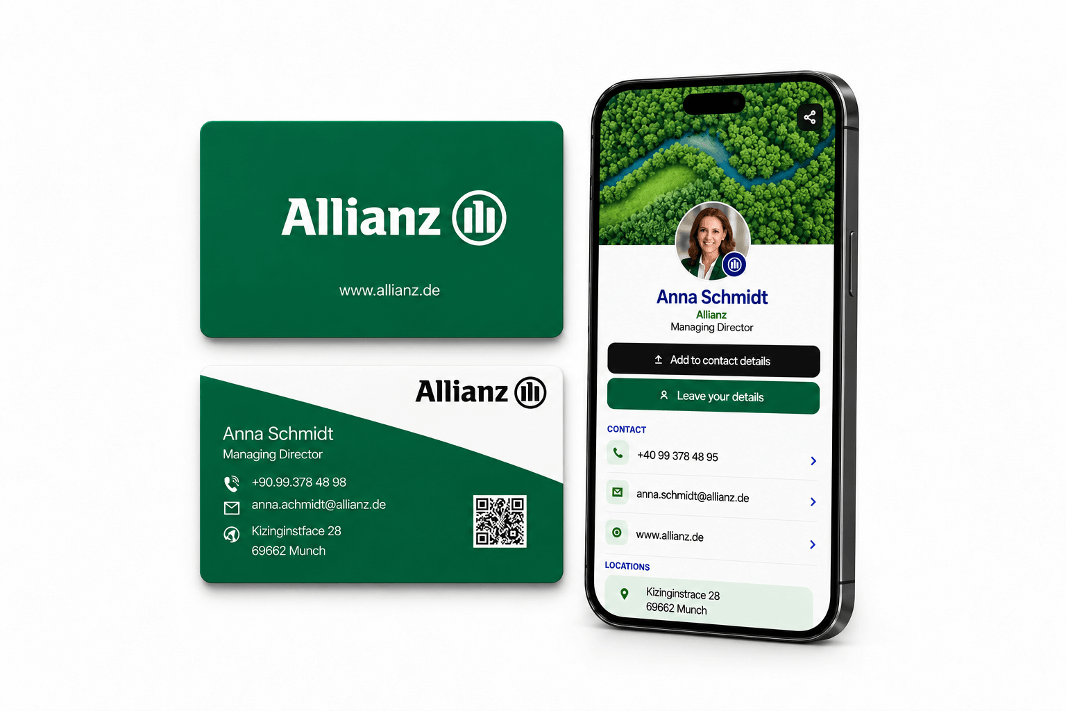 Επαγγελματική κάρτα NFC από RPET – Δικό σας σχέδιο