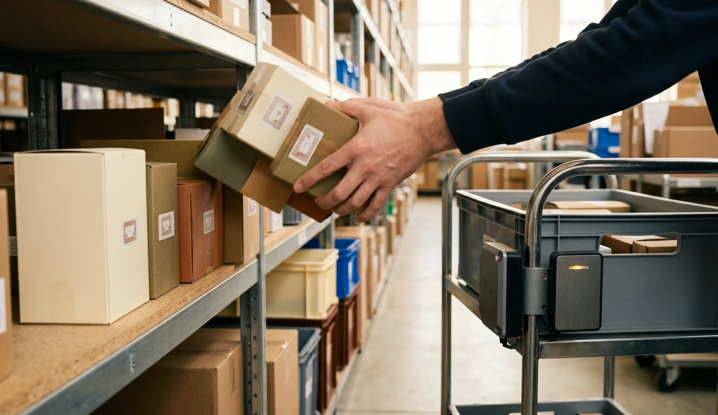 Συλλογή παραγγελιών με RFID